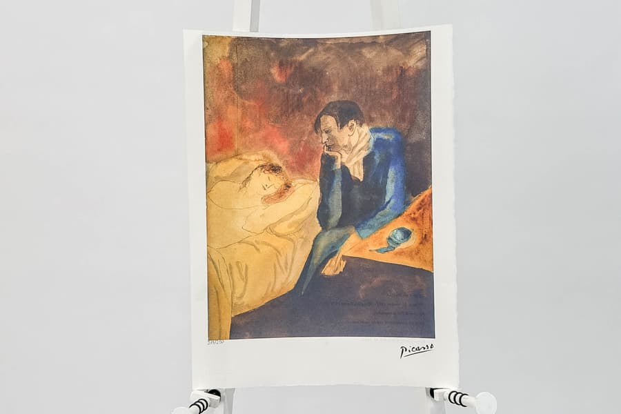 Lithographie nach Picasso, limitierte Auflage